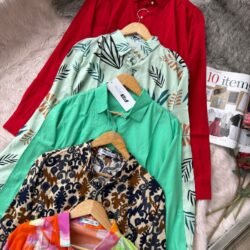 Vibrant Semi-Long Shirts