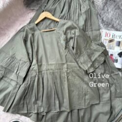 Green Co-ords Skirt Set