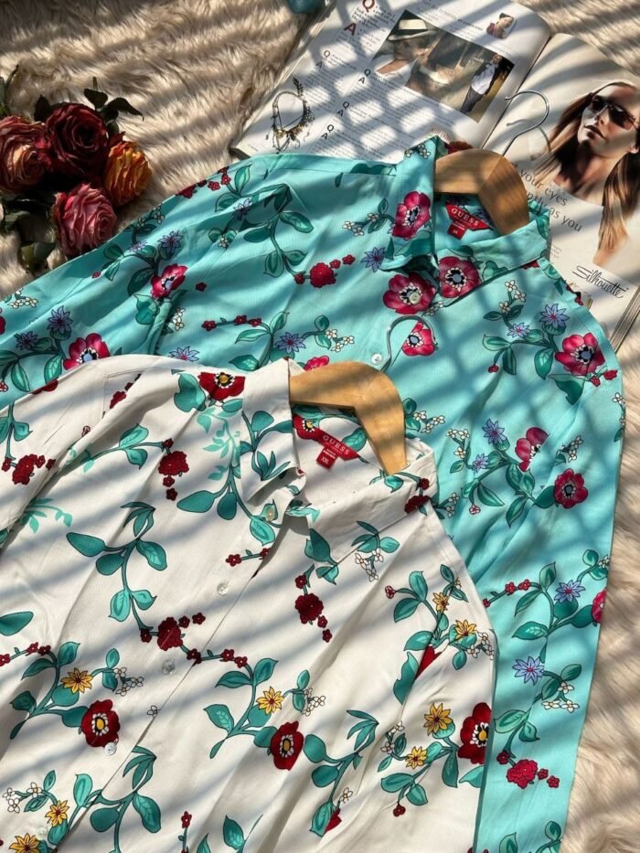 Casual Cotton Floral Shirts