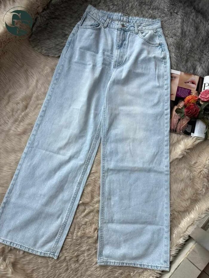 Wide Leg Denim Jeans