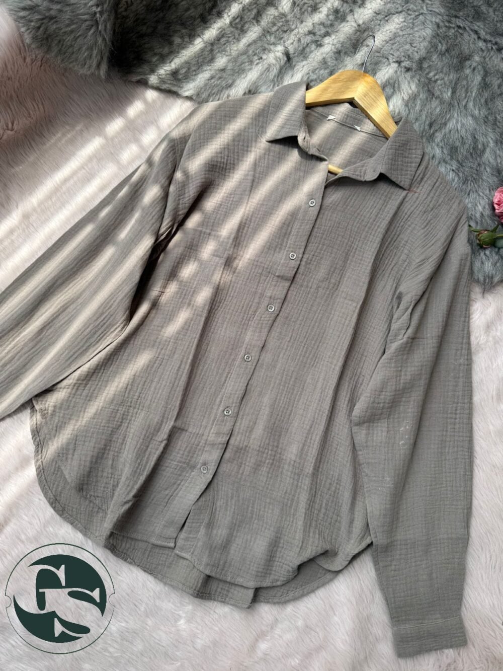 Soft Cheese Button-Down Shirts – Earth Tone Series - Image 5