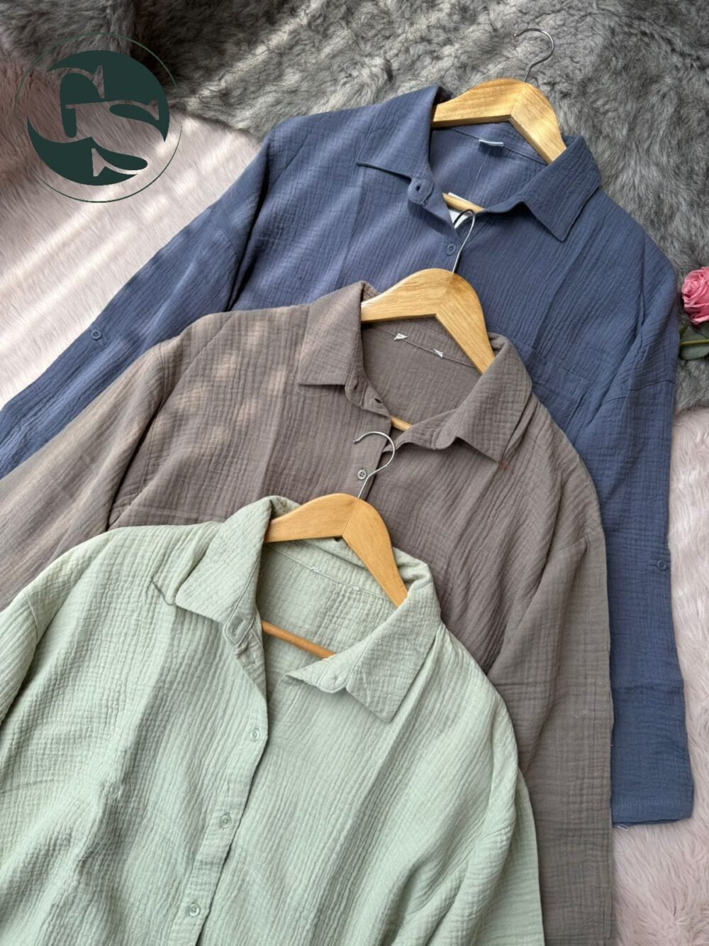 Soft Cheese Button-Down Shirts – Earth Tone Series