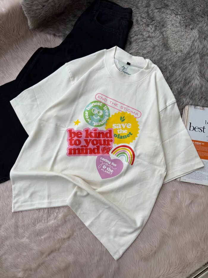 Be Kind To Your Mind - Tee - XL, White