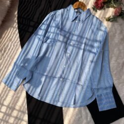 Stripe Silk Shirt