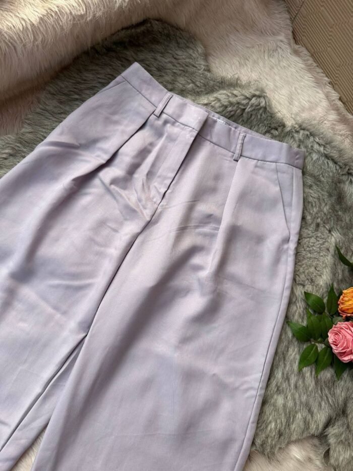Lavender Wide-leg Formal Pant - 38, Lavender