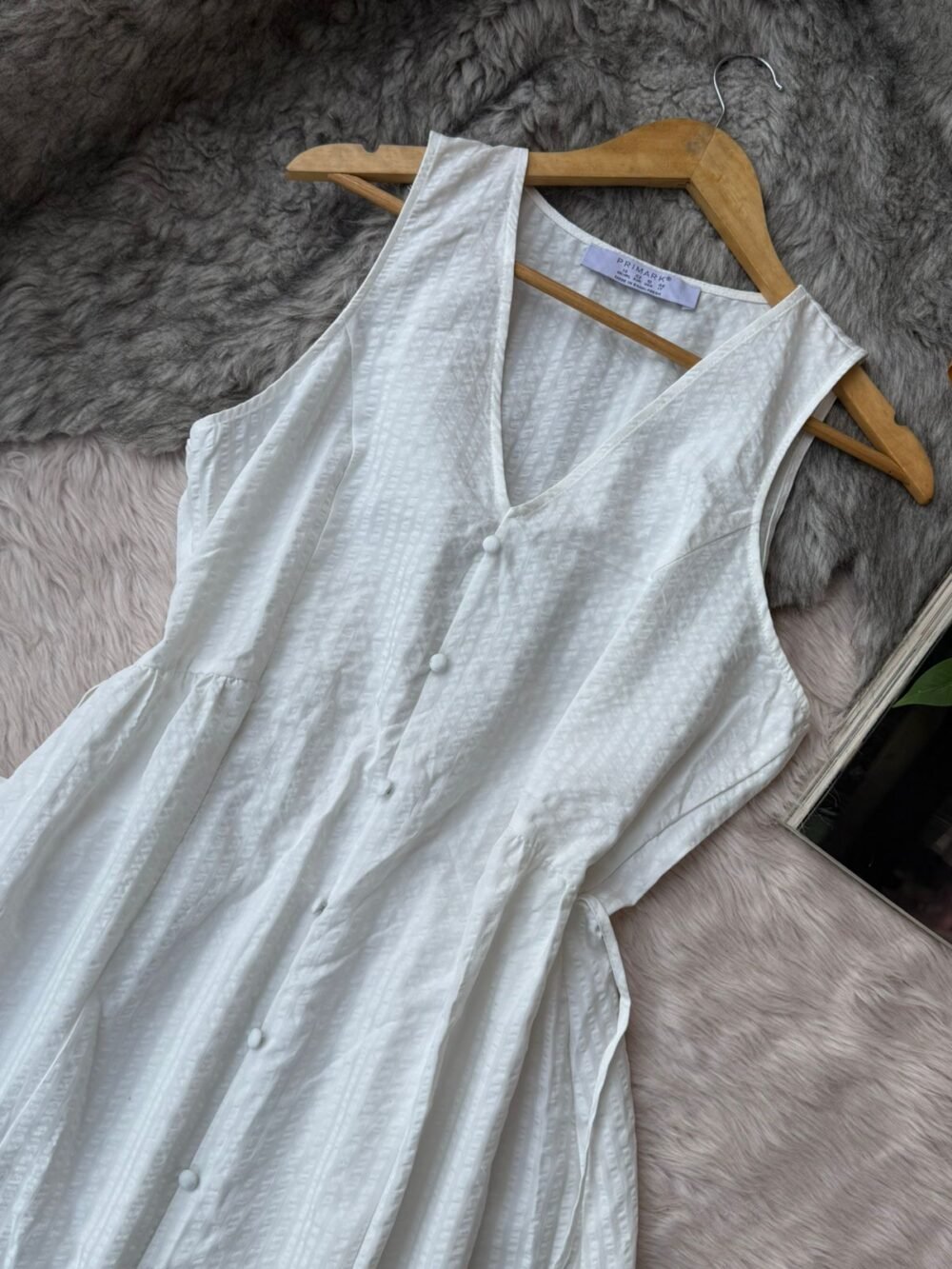 Luna Soft Textured Sleeveless Dress - Image 5