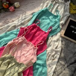 Boho Cotton Summer Midi Dress for Women
