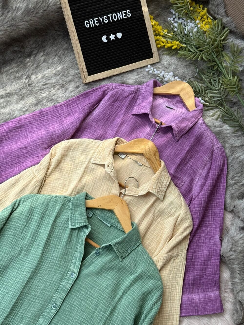 Breathable Cotton Gauze Shirts