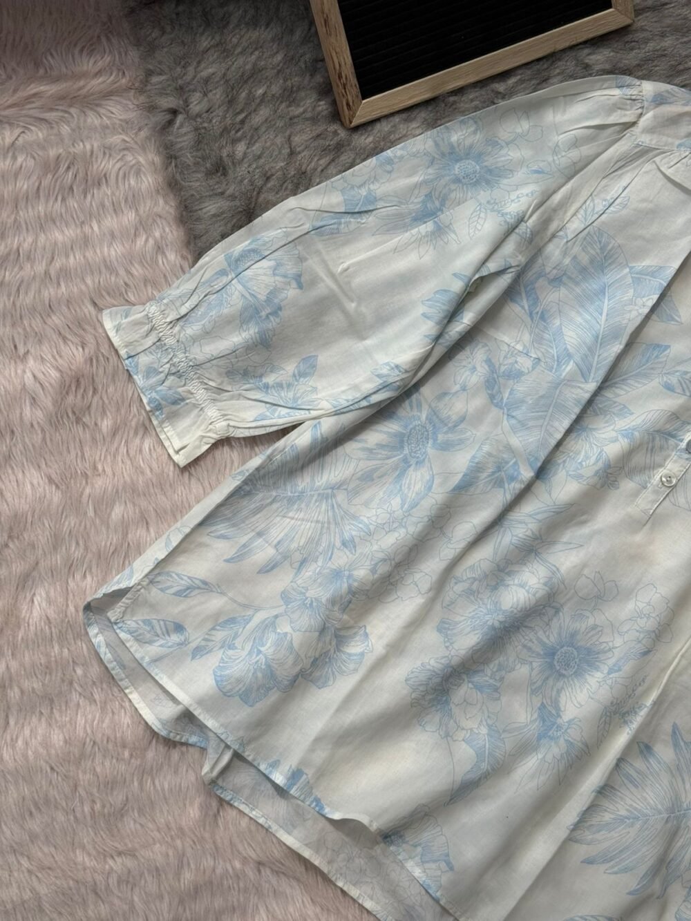 Pastel Floral Cotton Top