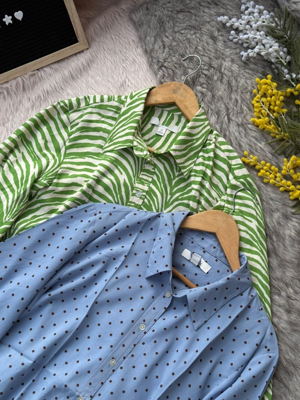 Sheer Georgette Shirt in Tropical Print