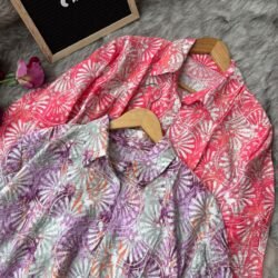 Tropical Burst Printed Cotton Shirts – Summer Casual Wear