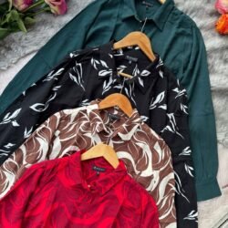 Women's Printed & Solid Button-Down Shirts
