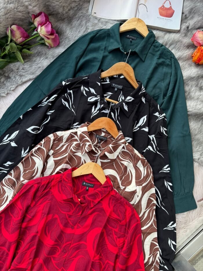 Women's Printed & Solid Button-Down Shirts