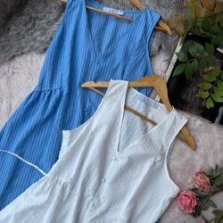 Luna Soft Textured Sleeveless Dress