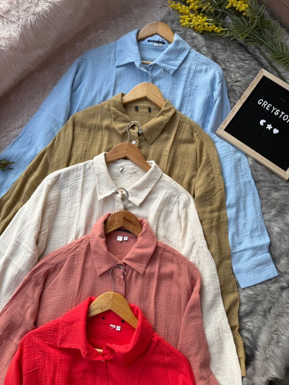 premium cheese cotton shirt