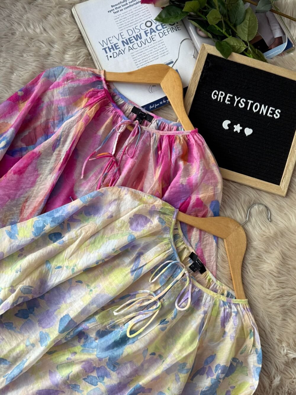 Sheer Muslin Cotton Floral Tops – Lightweight Summer Wear