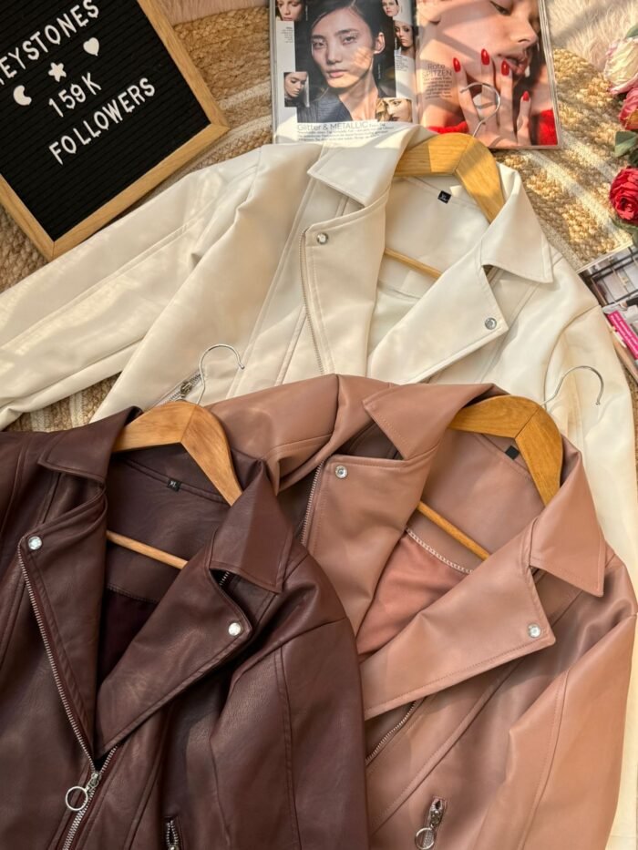 Premium Faux-Leather Moto Jackets