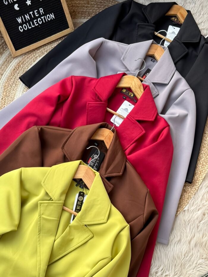 Premium Winter Overcoat for Women | Semi-Formal & Casual | 5 Elegant Colours