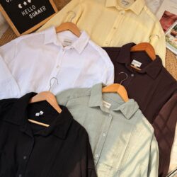 Emboss cotton drop shoulder oversized white shirt for women – lightweight summer casual wear