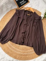 Flounce Neck Top - Image 2