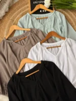 Flowy Neck Top