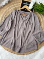 Flowy Neck Top - Image 5