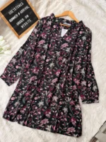 Midnight Floral Dress - Image 2