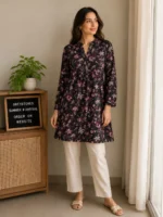 Midnight Floral Dress