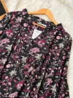 Midnight Floral Dress - Image 3