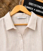 Neutral Stripe Shirt - Image 2