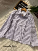 Pastel Stripe Summer Cotton Shirts - Image 5