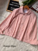 Pastel Stripe Summer Cotton Shirts - Image 7