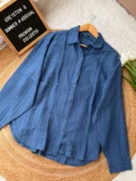 Textured Viscose Shirt - Image 3