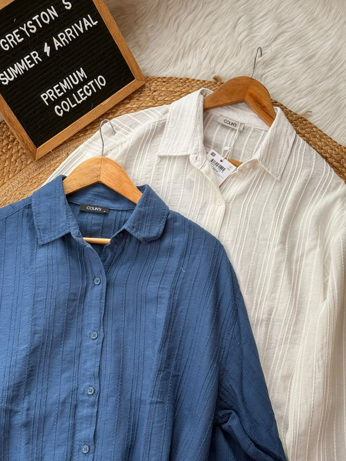 Textured Viscose Shirt Textured Viscose Shirt - Image 1