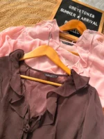 Willow Crinkle Chiffon Top - Image 2