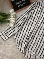 Classic Linen Stripe Shirt - Image 3