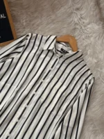 Classic Linen Stripe Shirt - Image 2