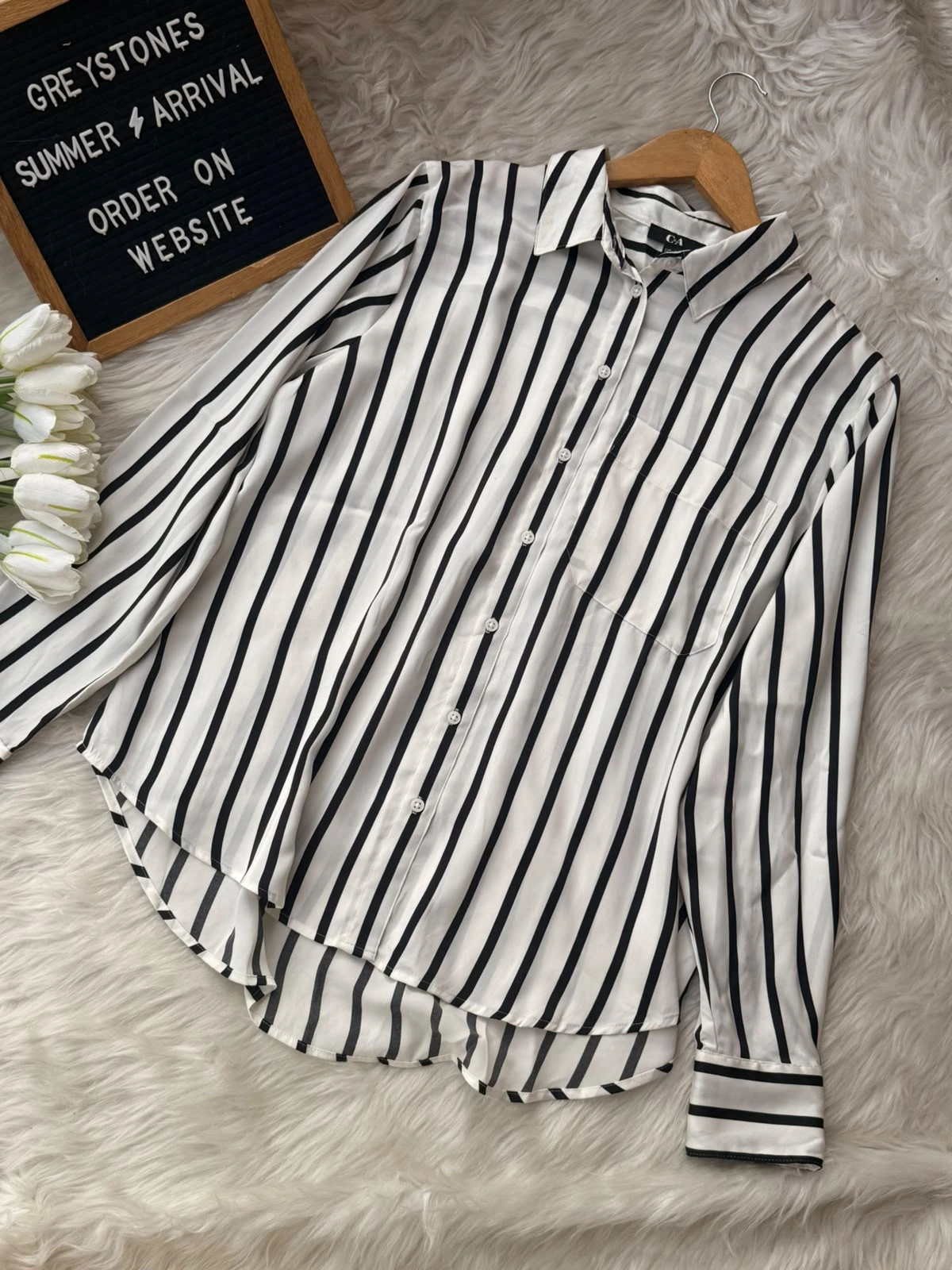 Classic Linen Stripe Shirt Classic Linen Stripe Shirt - Image 1