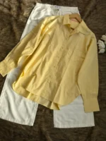 Cotton Kawai Shirt solid color