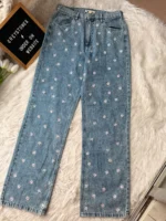 Floral Denim Jeans