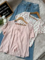Rosette Tie Neck Top