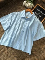 Swiss Cotton Drop Shoulder