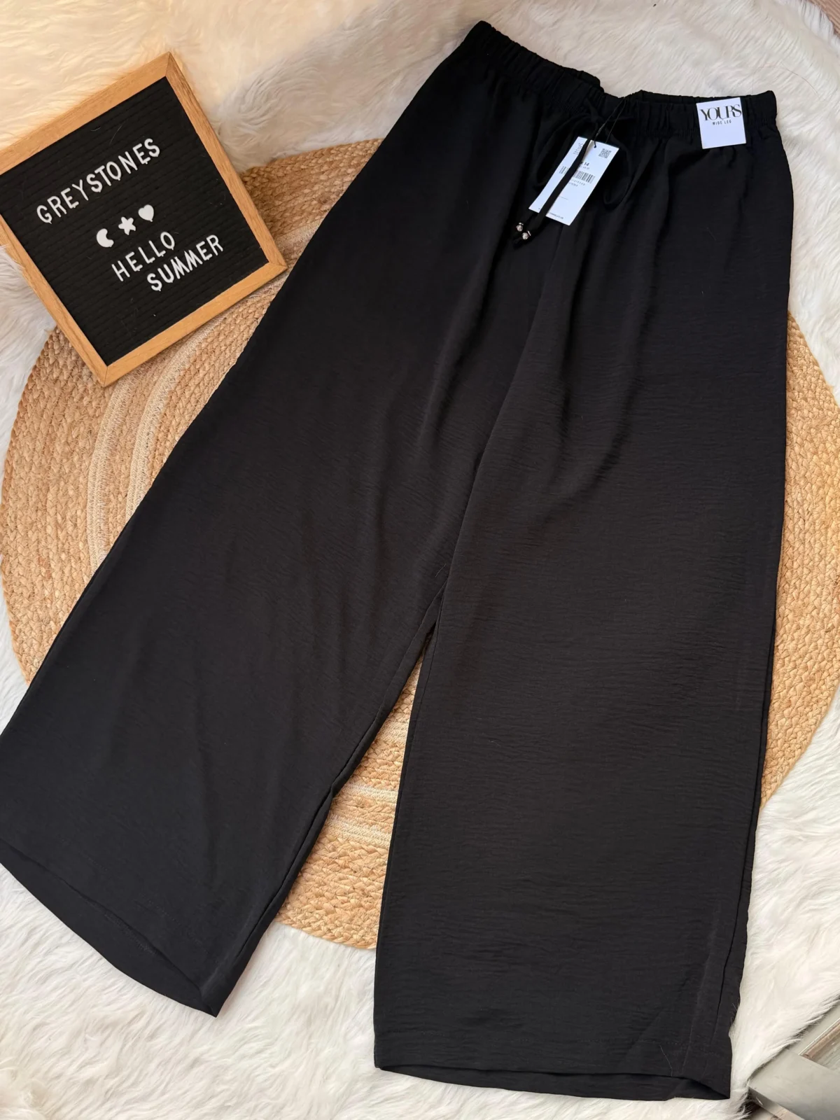 Casual Viscose Wide Leg Trousers - Image 2
