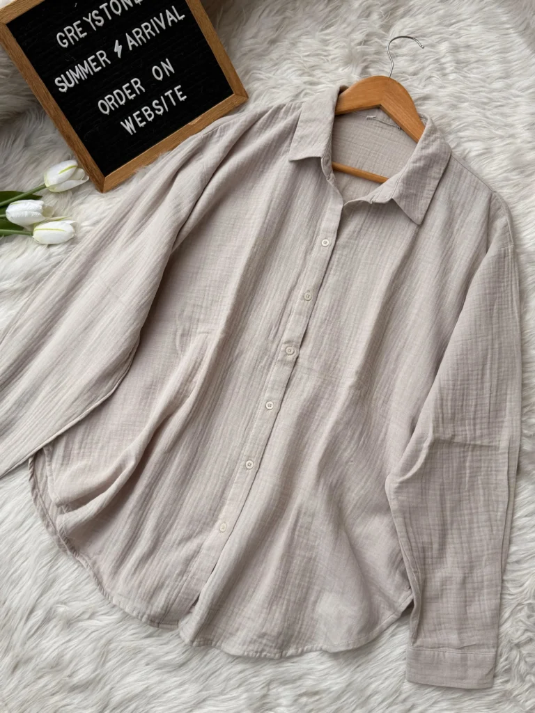 Cheese cotton shirt