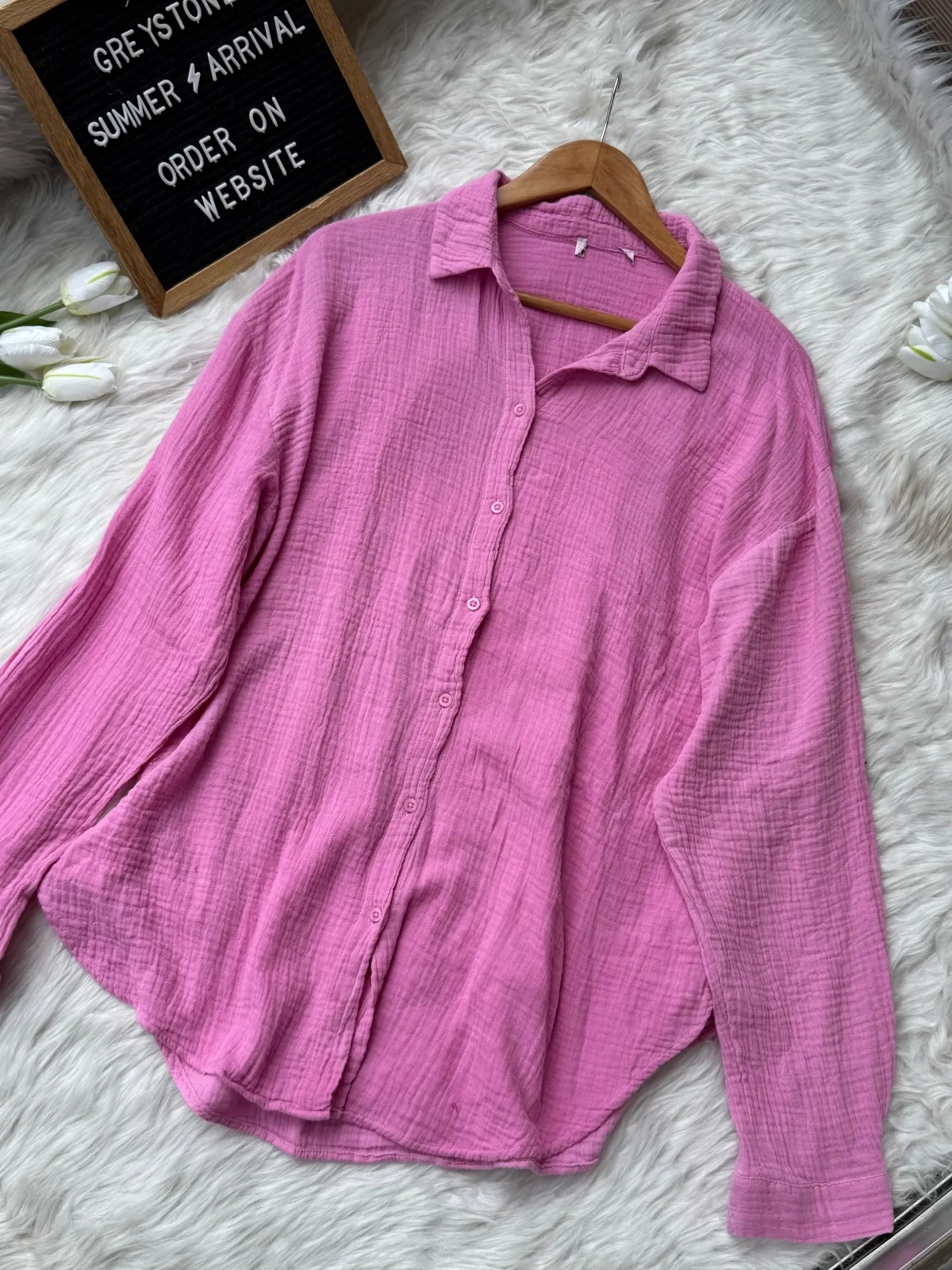Cheese cotton shirt