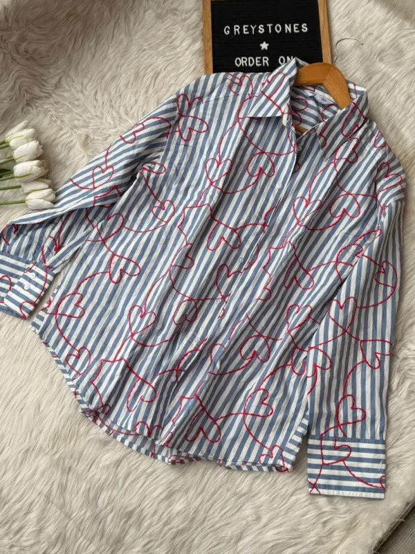 Cotton Embroidered Shirt