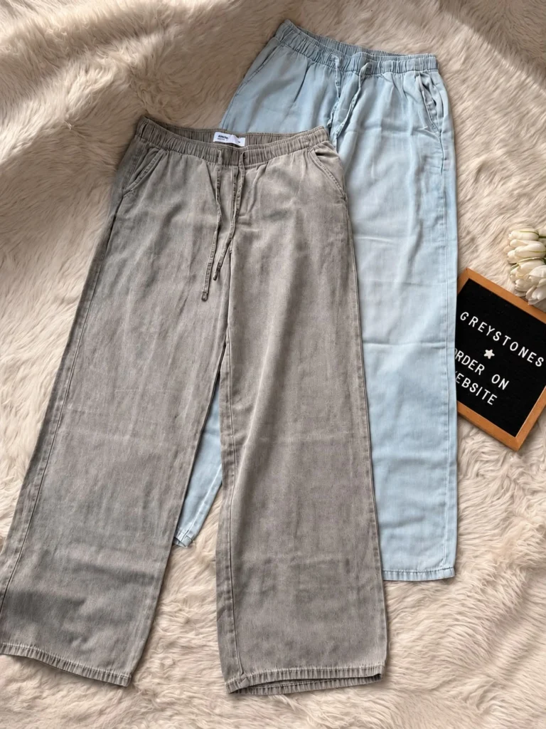 Denim Cotton Trousers