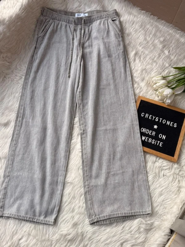Denim Cotton Trousers