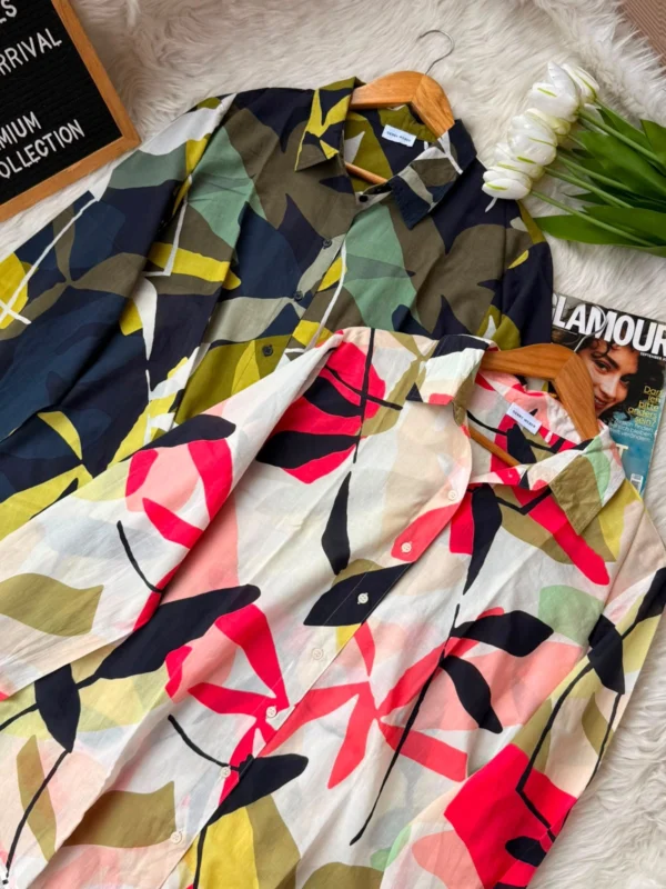 Floral printed shirt