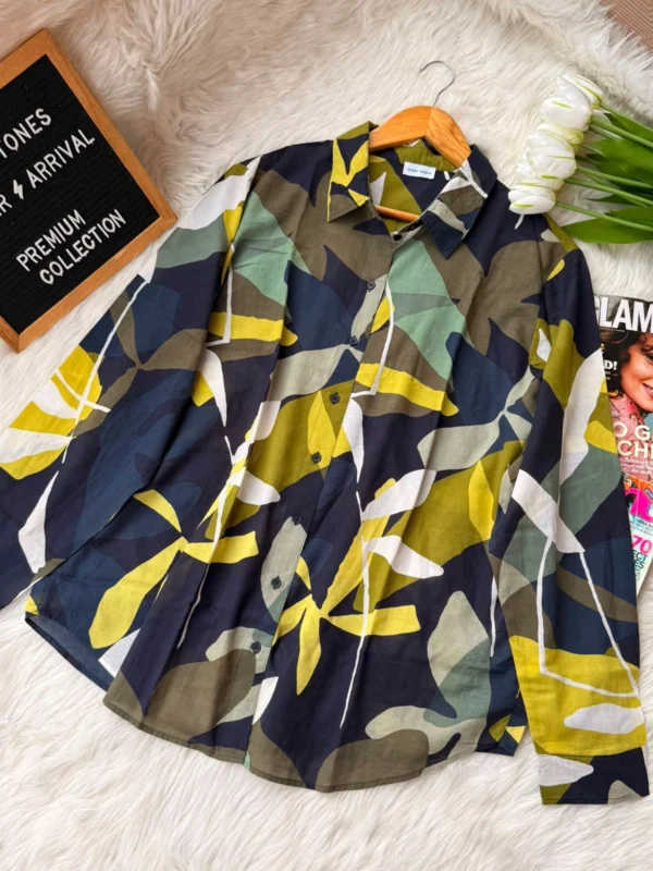 Floral printed shirt